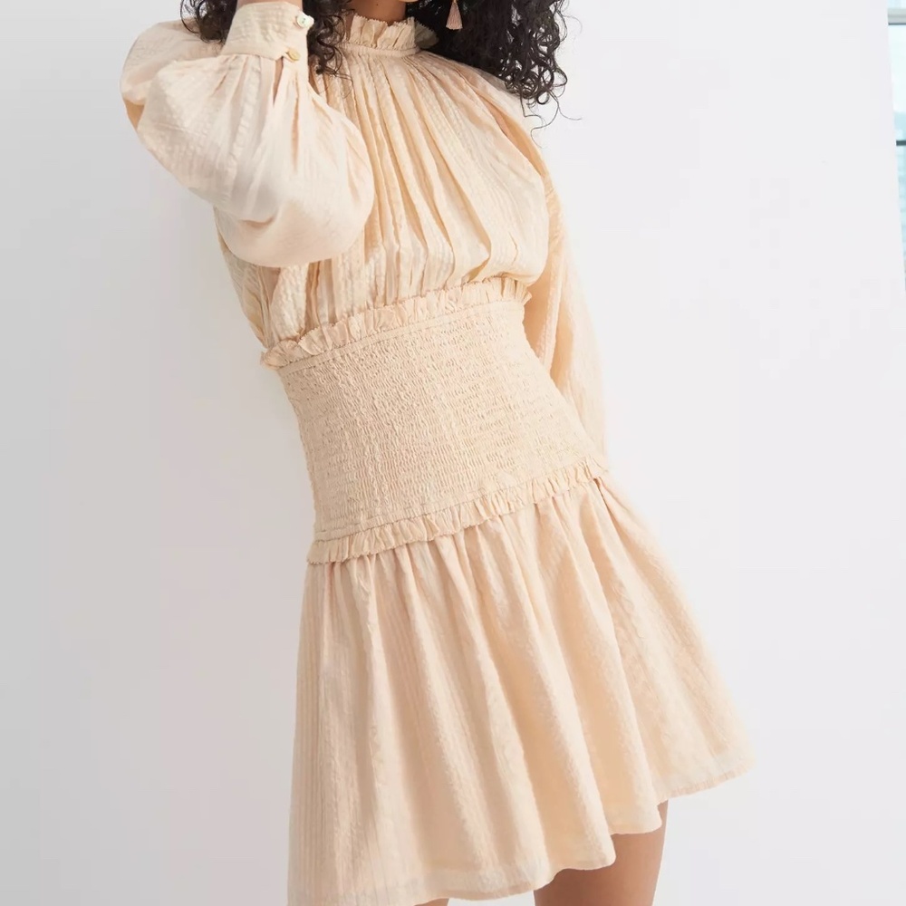 ๐ธ NWOT Anthropologie Cleobella Magda Smocked Mini Dress โ XS/S - Picture 1 of 9
